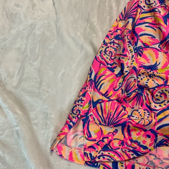 Lilly Pulitzer 3/4 Sleeve Shift Dress Pima Cotton Shells Pink - Picture 8 of 12